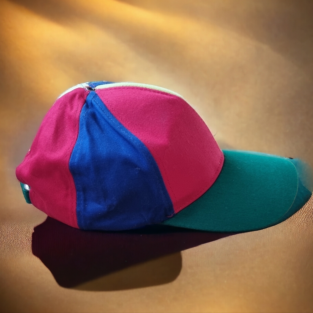 Multi-Colored Adult Baseball Hat - Picture 4 of 6